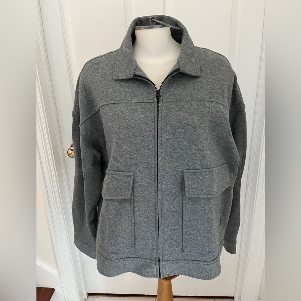 NWT Jack and Jones Casual Oversize Sweat 100% Cotton Bomber Jacket